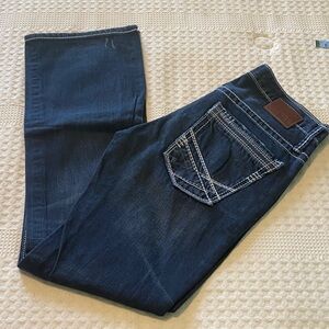 BKE Dark Indigo Straight Leg Jeans